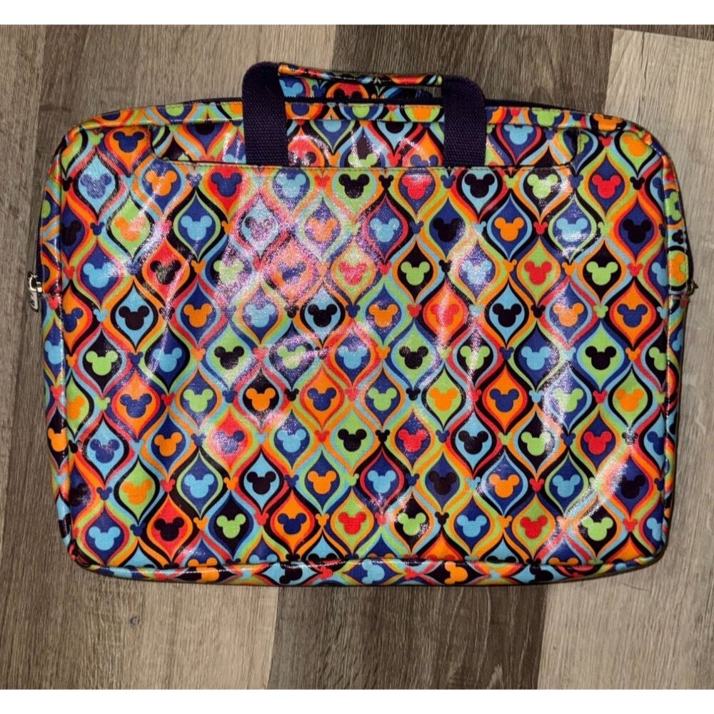 Disney Mickey Mouse Pattern Laptop Bag 15"  Multicolor Polyester